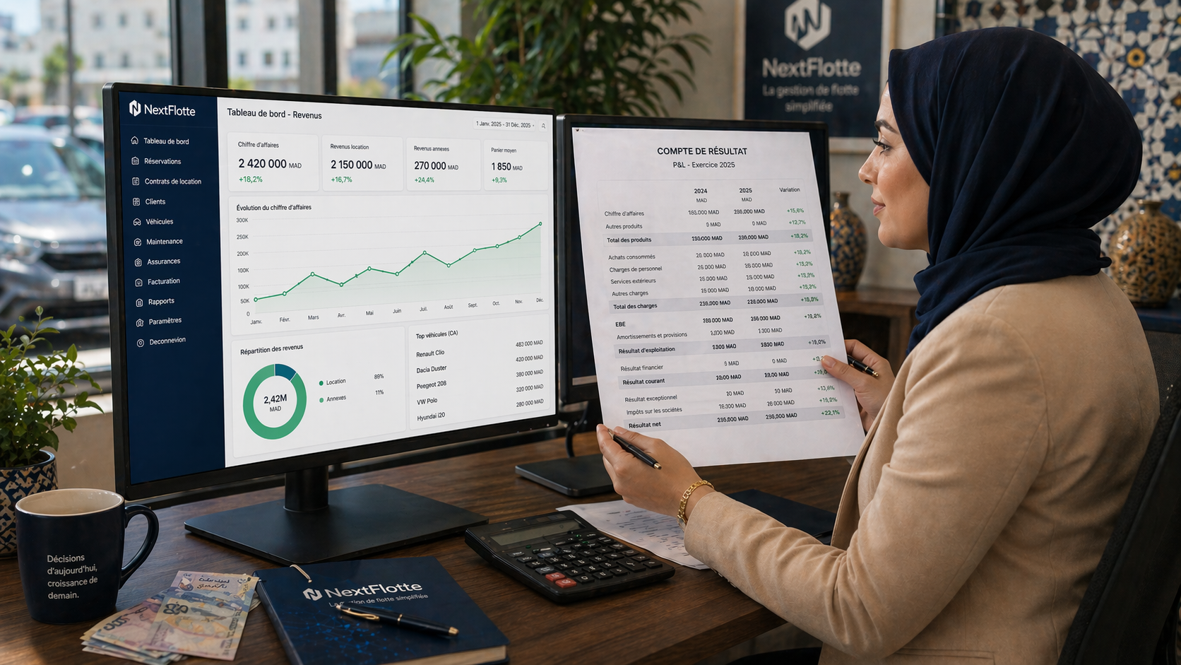 كم يربح صاحب شركة كراء السيارات بالمغرب؟ 2026