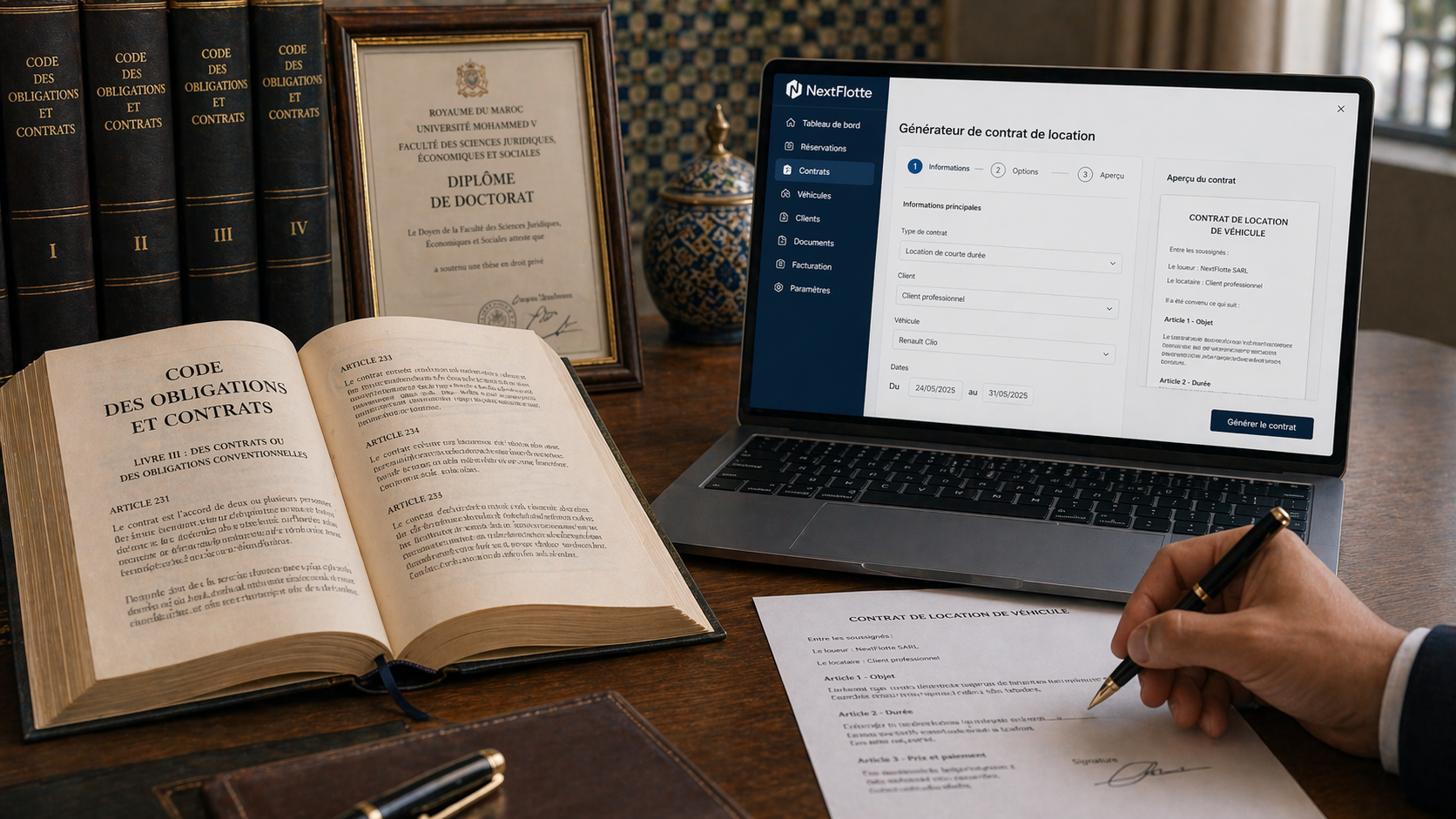 قانون كراء السيارات في المغرب 2026: الدليل الكامل