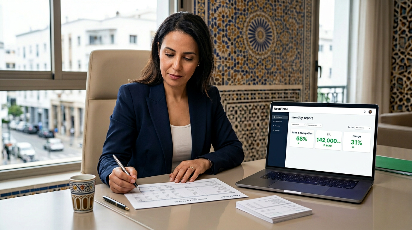 التقارير المالية الشهرية لوكالة كراء السيارات: الدليل