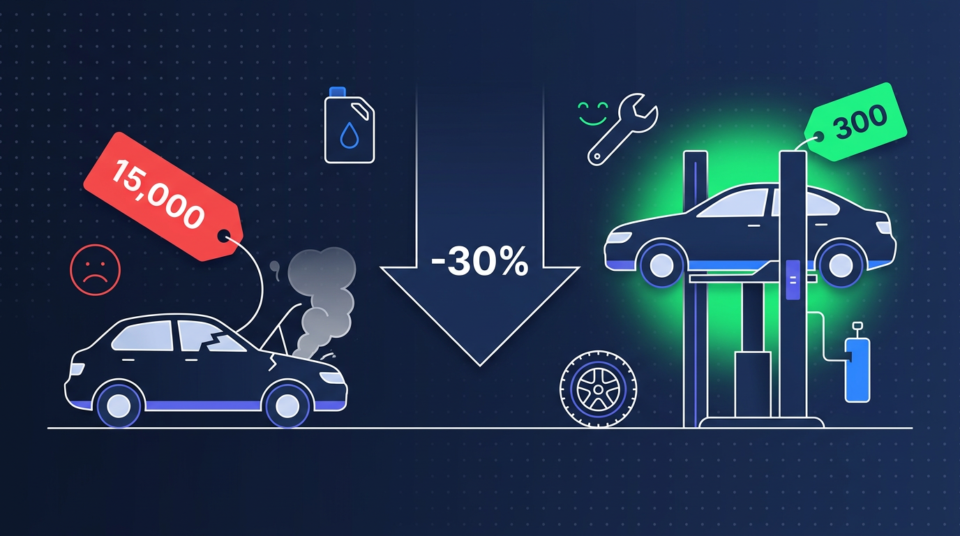 Entretien préventif : comment réduire les coûts de maintenance de votre flotte de 30%