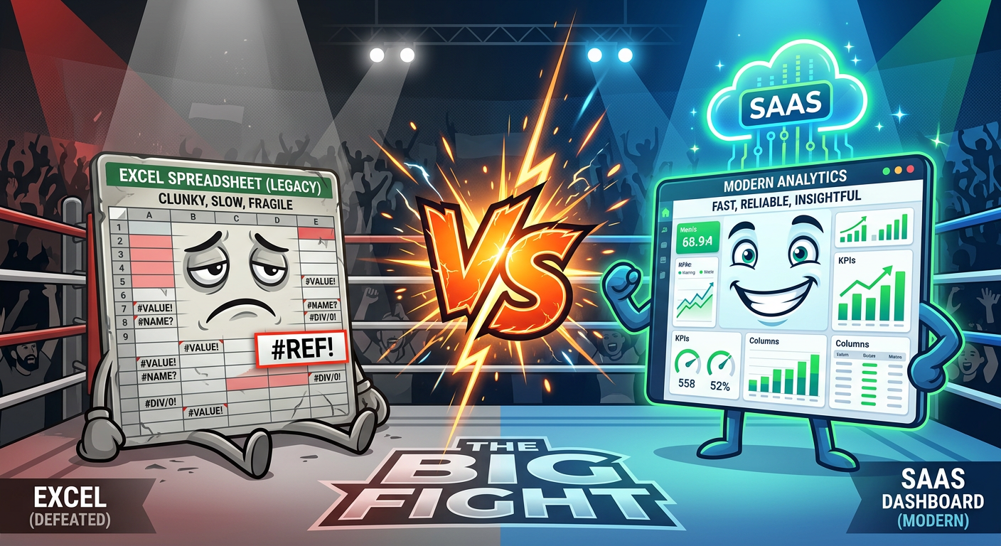 Excel vs logiciel SaaS : pourquoi les agences de location qui utilisent Excel perdent de l'argent