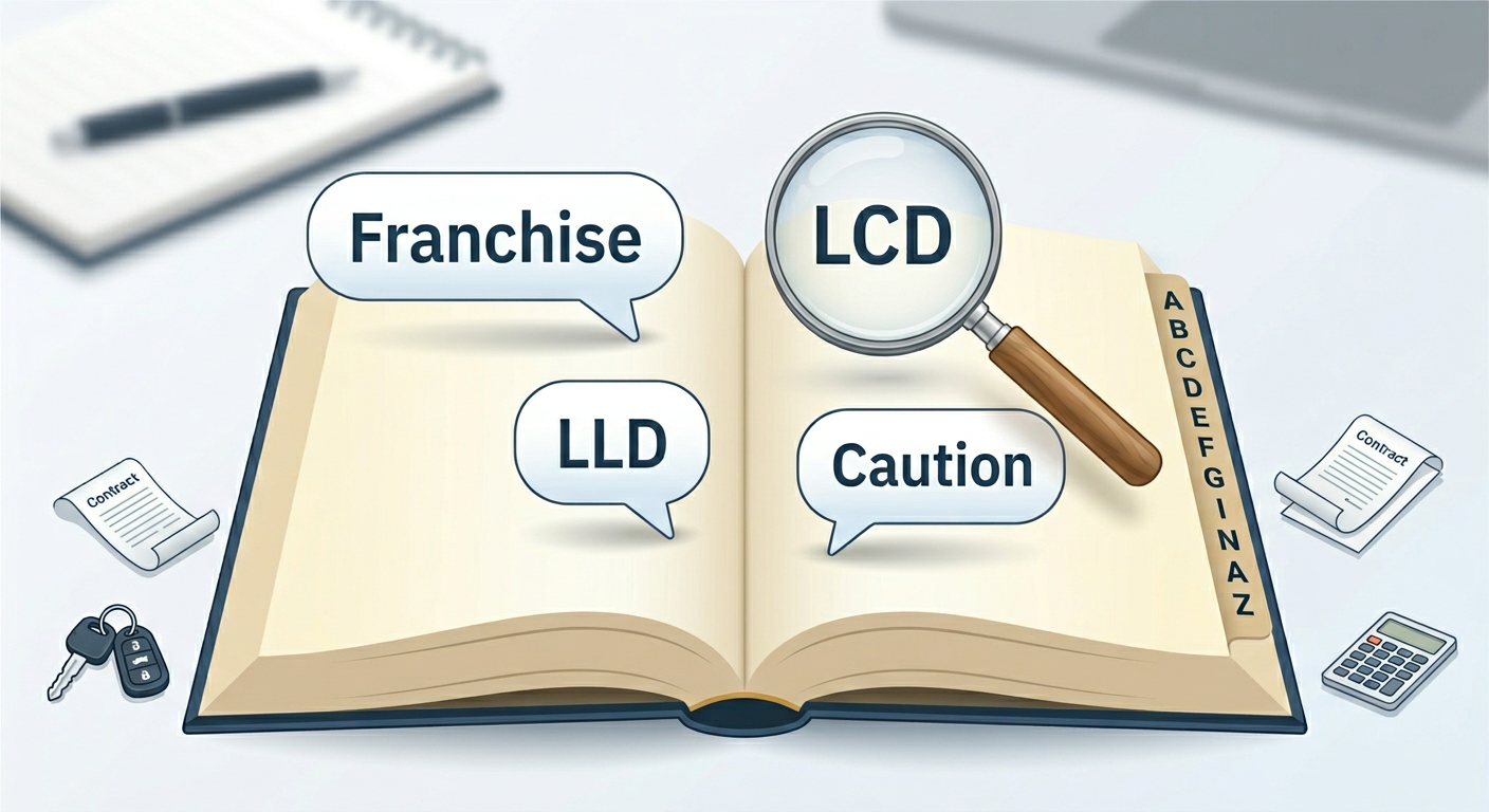 Glossaire de la location de voitures au Maroc : 30 termes à connaître