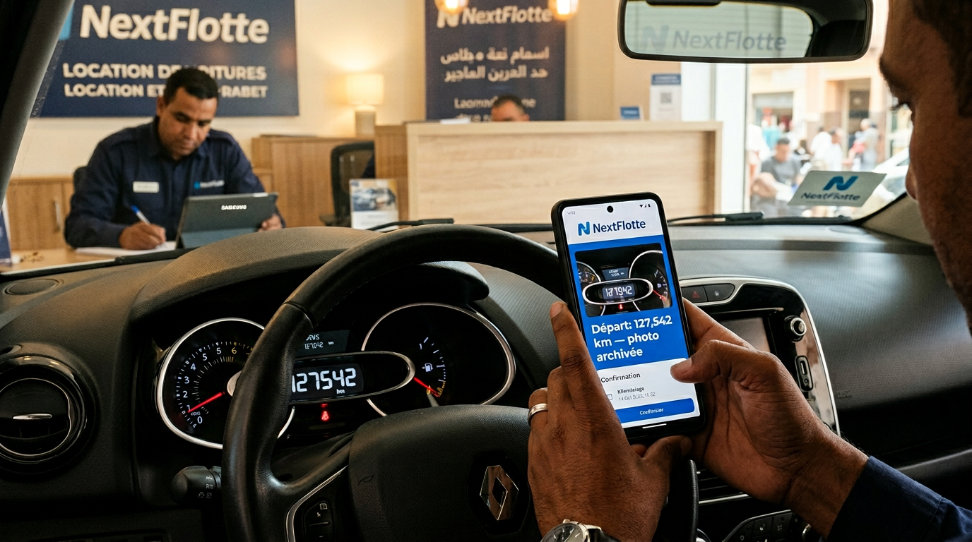 Kilomètres supplémentaires location Maroc : facturation