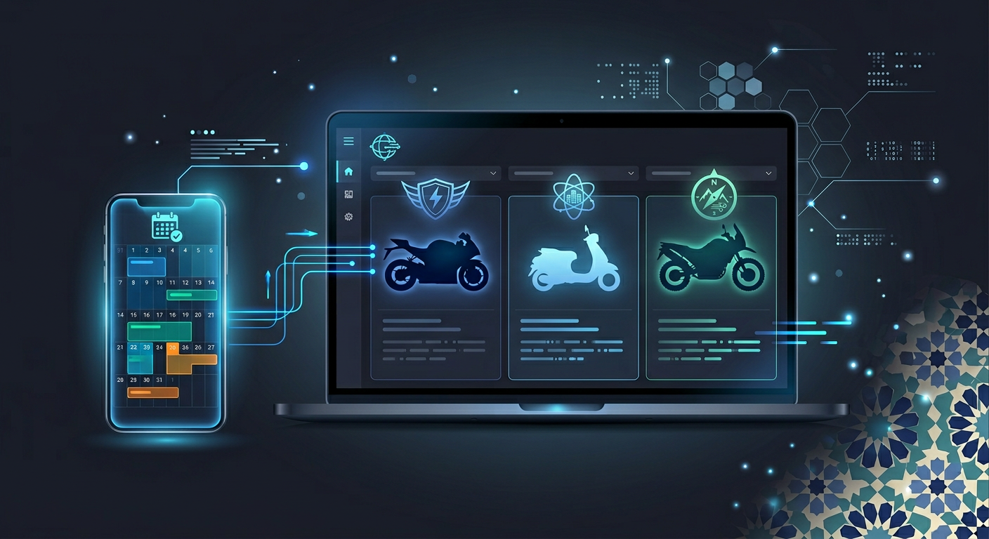 Location de motos au Maroc : comment gérer votre flotte deux-roues avec un logiciel SaaS