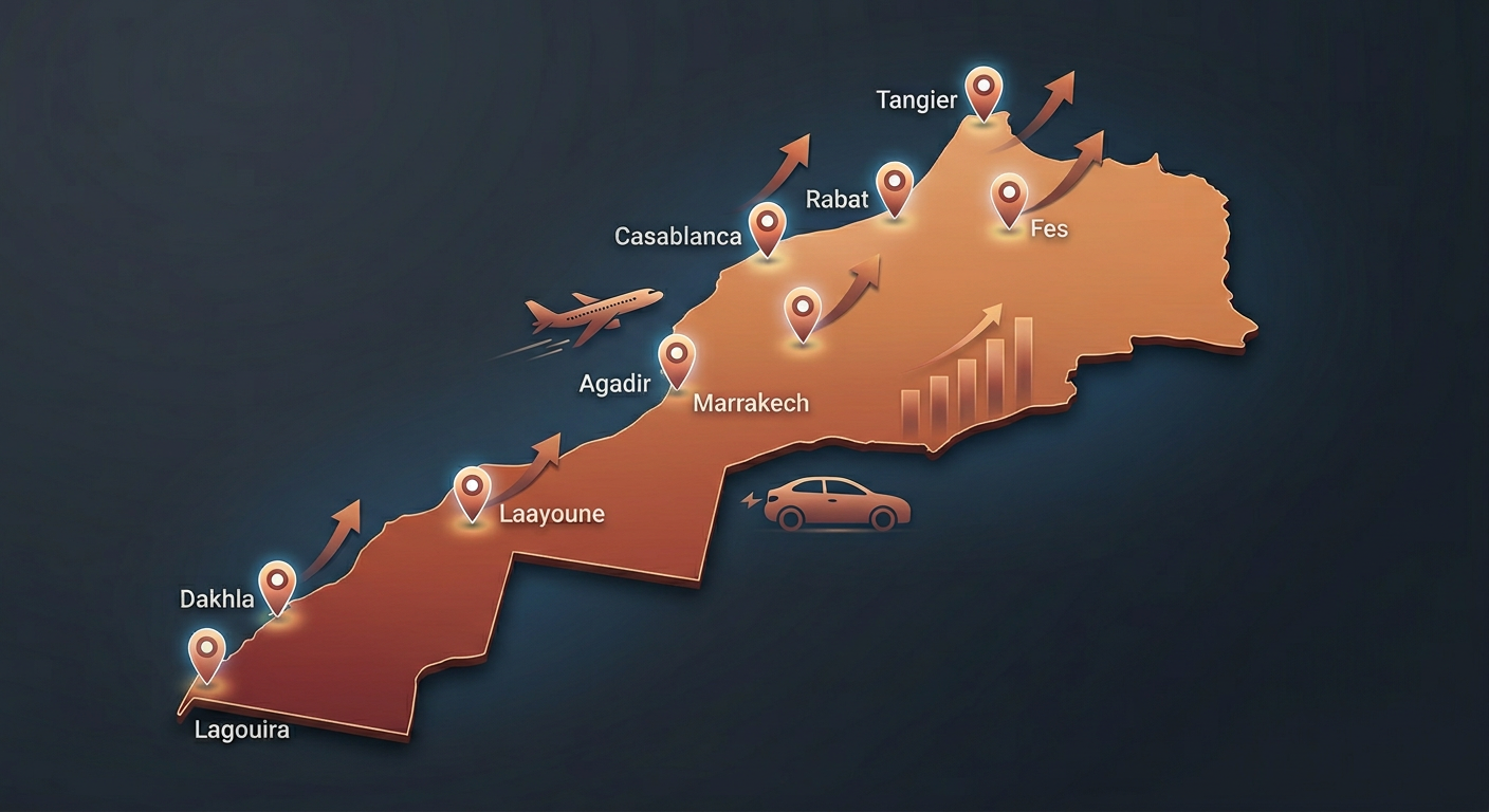 Le marché de la location de voitures au Maroc en 2026 : chiffres, tendances et opportunités