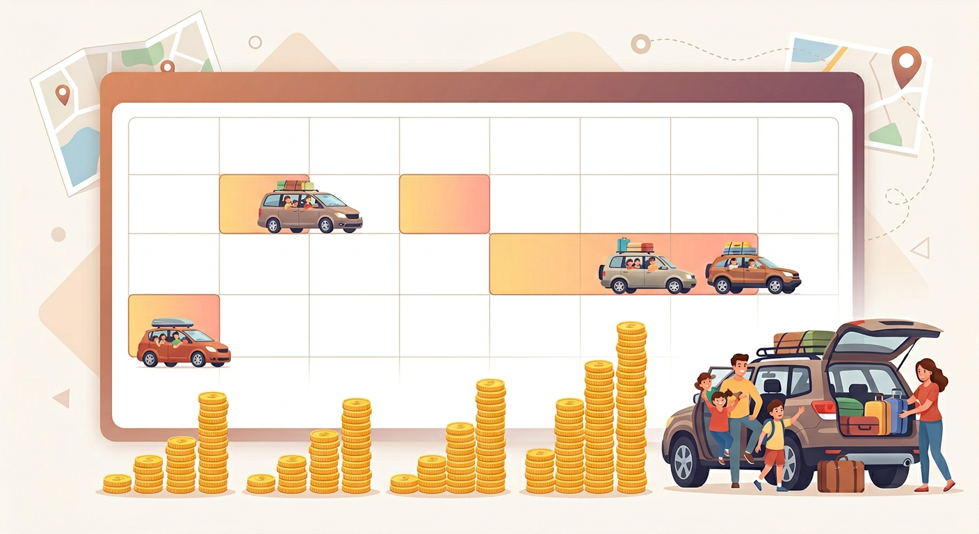 Vacances scolaires et location de voitures : maximiser vos revenus